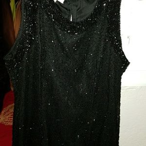 A gorgeous Lawrence Kroger ball sequins dress long